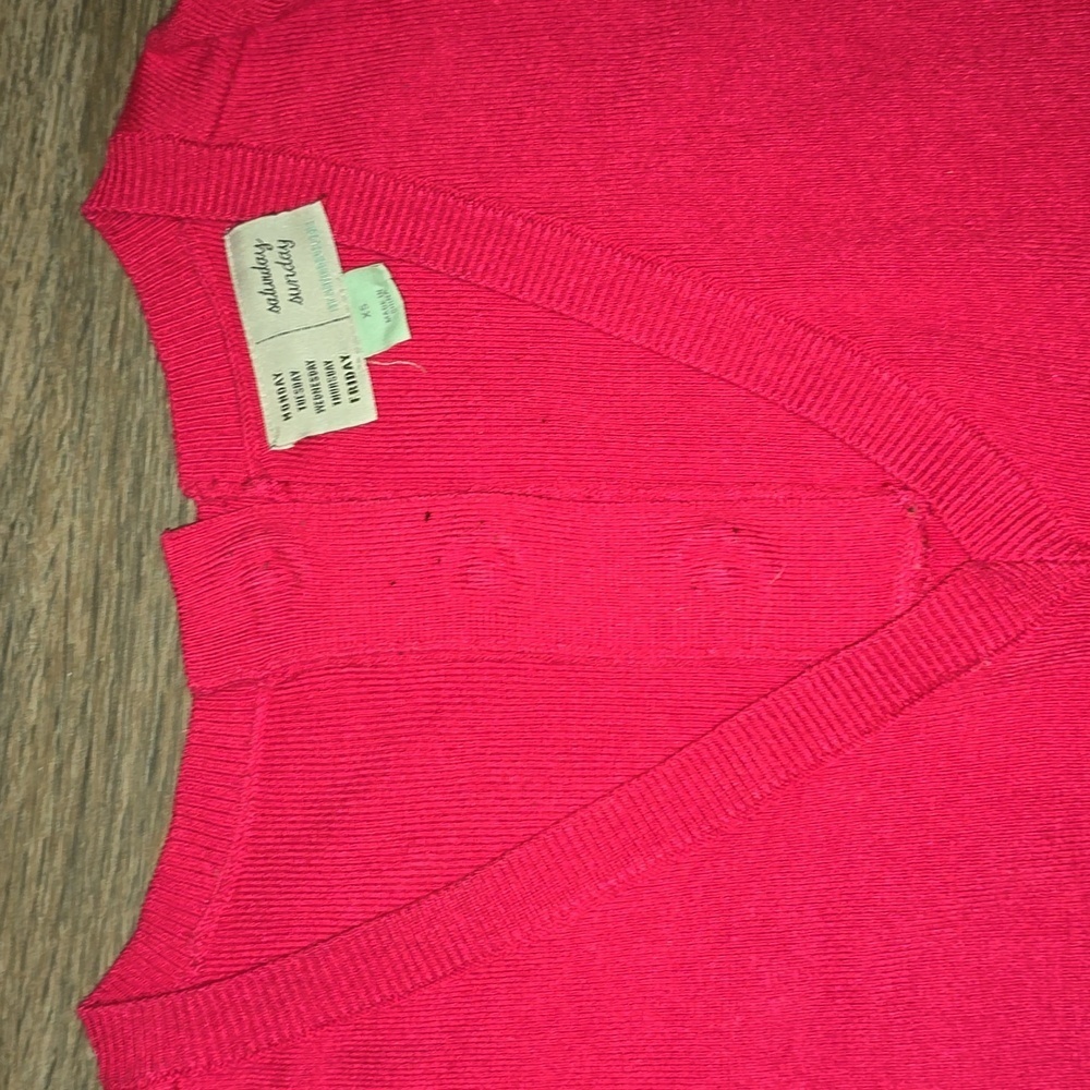 Saturday Sunday by Anthropologie pink sweater dress xs - Picture 2 of 4